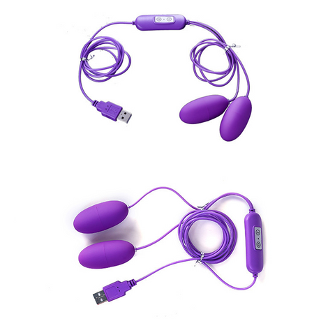 USB Charging Double-Bouncing Eggs Vibrator