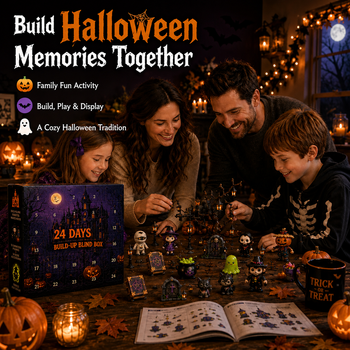 DIY Haunted House Halloween Decor Kit