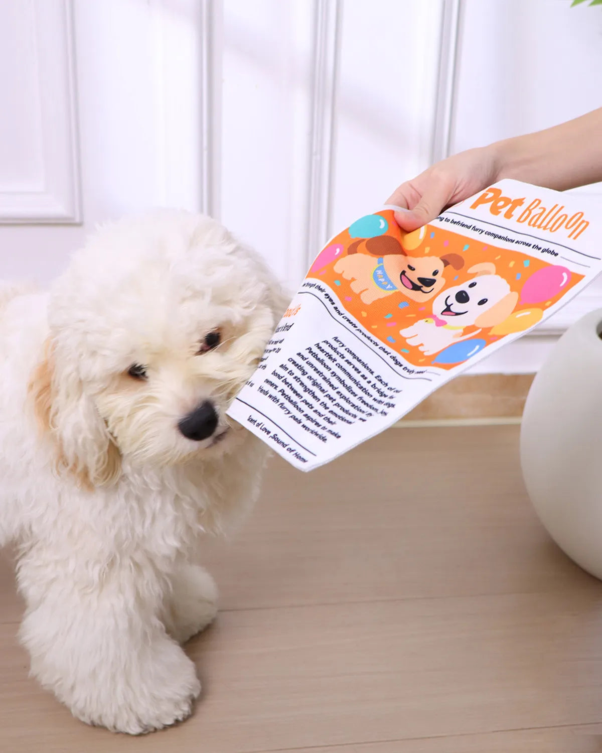 🔥2-Pack Bundle🔥 Newspaper Interactive Crinkle Dog Toy for Boredom Relief
