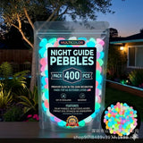 🌈 Colorful Glow in the Dark Garden Stones