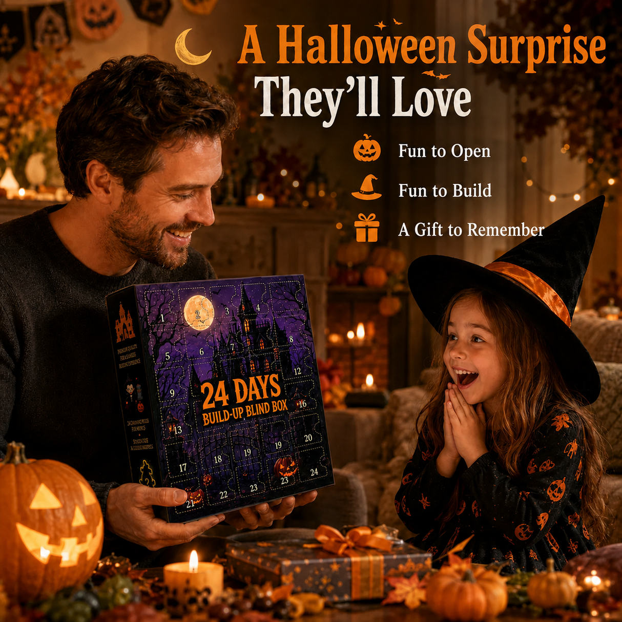 DIY Haunted House Halloween Decor Kit