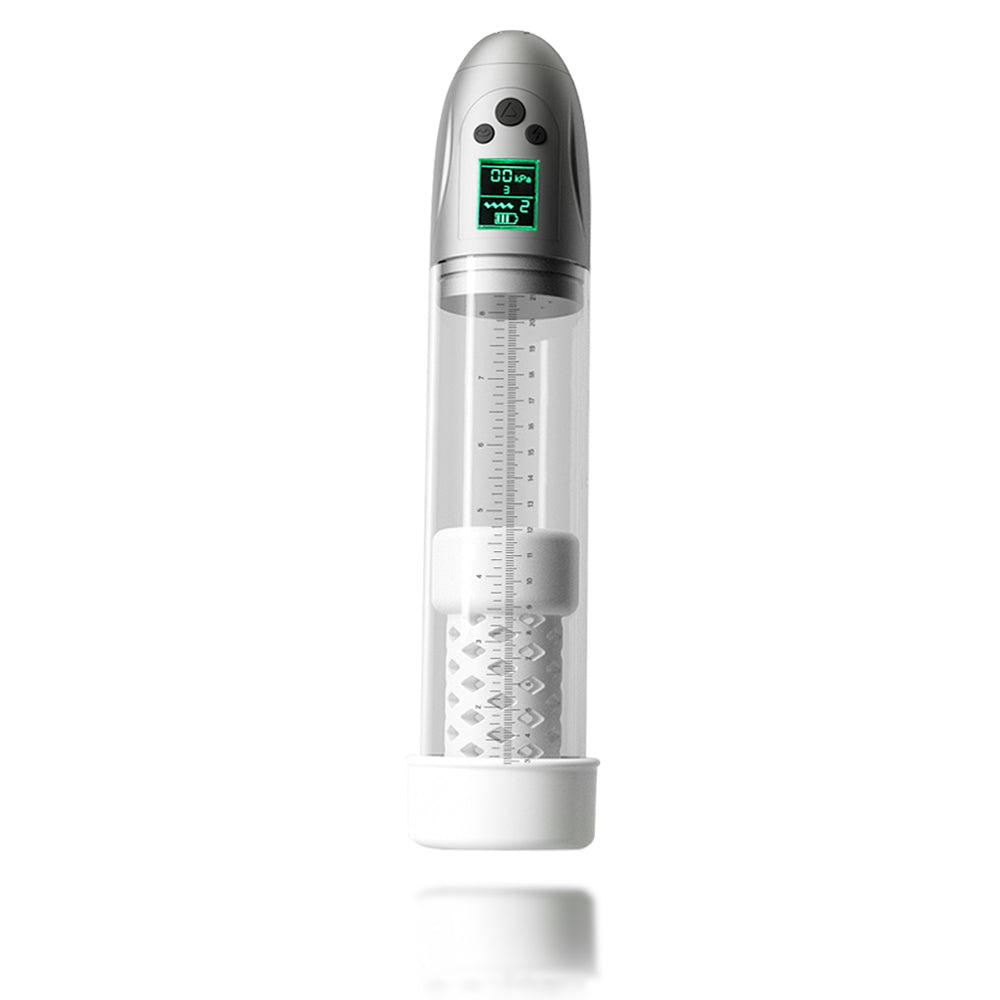 Lg110 5 Vibration 9 Sucking Penis Pump with LED Liquid Crystal Display for Treatment Erectile Dysfunction