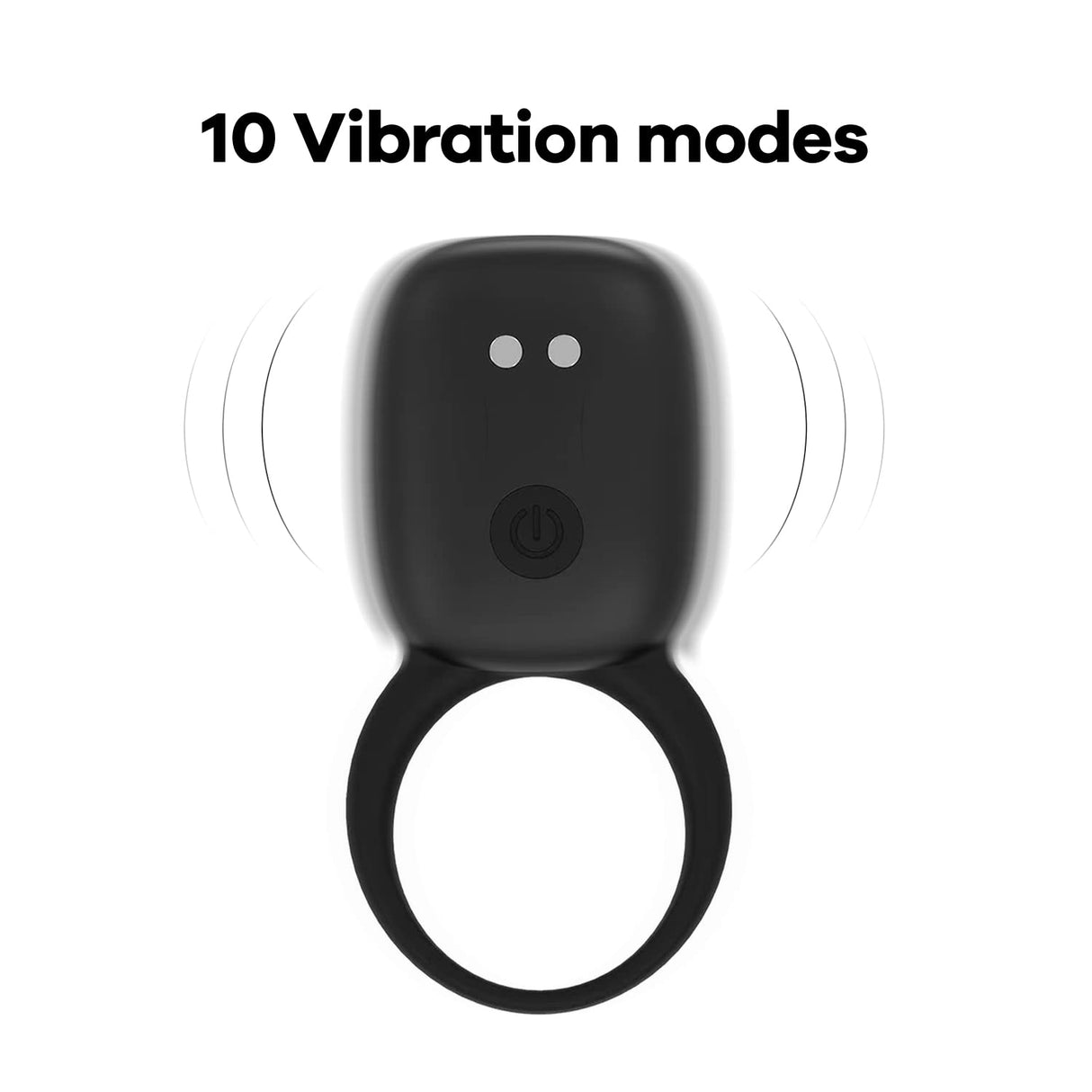 10 Powerful Vibrations 2 Models Cock Ring Vibrator