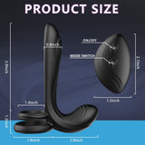 Vibrating Penis Ring with Remote Control for Men Couples