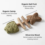 Catnip & Silvervine Chew-3 PCS