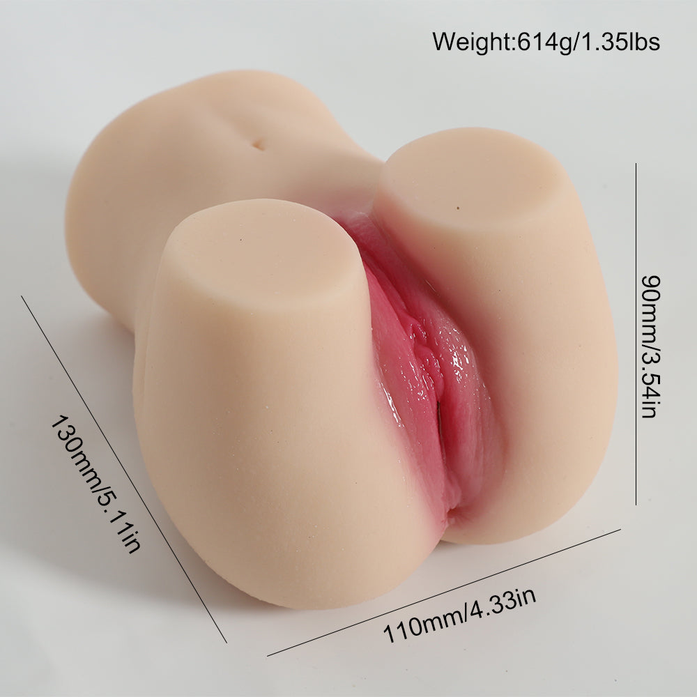 Pocket Pussy for Men - Male Masturbators Realistic Male Stroker Pocket Vagina with 3D Realistic Textured Soft Butt
