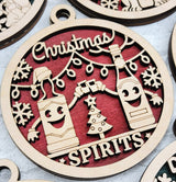 🥳Fun Christmas Pun Ornament Bundle Package 🎄Christmas Tree Hanging Decoration