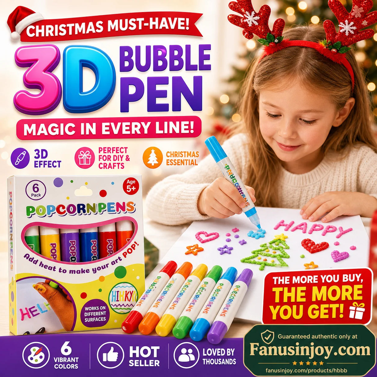 🔥Last Day Promotion 60% OFF 🖍️3D Relief Art Pen – Turn Flat Drawings Into Touchable 3D Art🪄