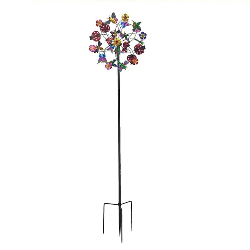 ☀️🌀Outdoors Wind Spinners with Decorative Flowers🌸