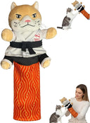 Cats Puppet Wrestler Cat Wrestling Toy Puppet Interactive Hand Puppet With Tough Padding Creative Home Pet Boredom-Busting Toys