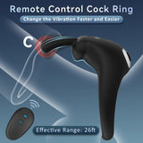 Bunny Rabbit Shaped Rechargeable Vibrating Cock Ring