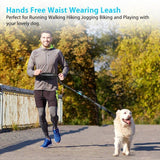 Pet Running Tether Exercise Rope Set Reflective Night Running Sports  Pack