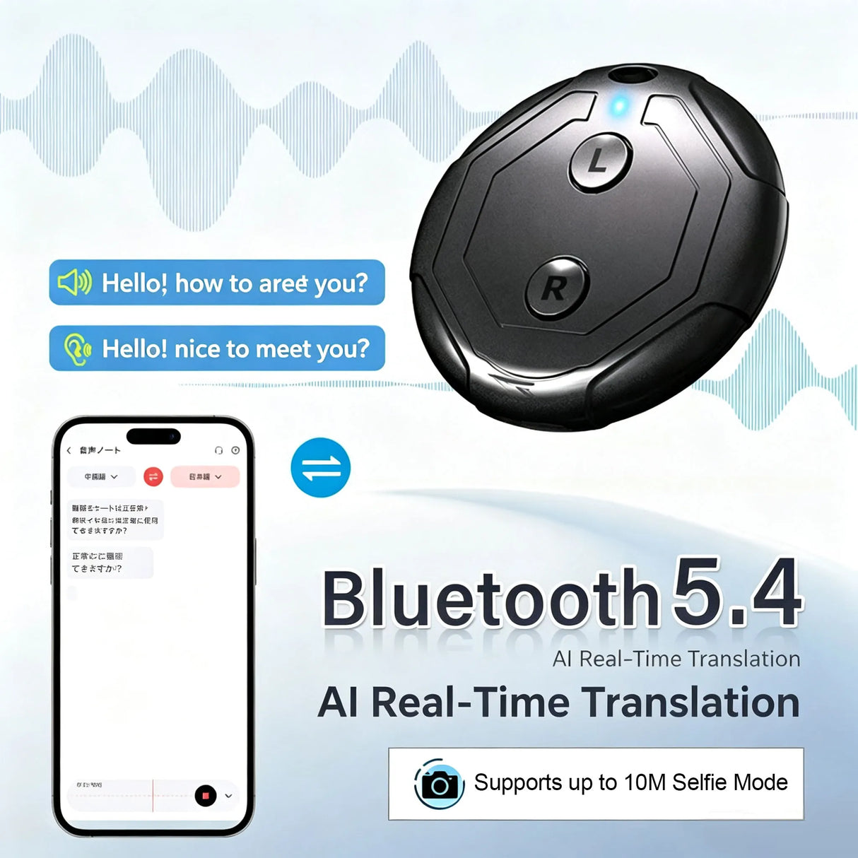 🔥LAST DAY 50% OFF 🌎 K18 AI Smart Translator 2026– Break Language Barriers & Connect With the World