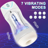 Fully Automatic 7 Vibrating 4 Sucking Waterproof Male Airplane Cup