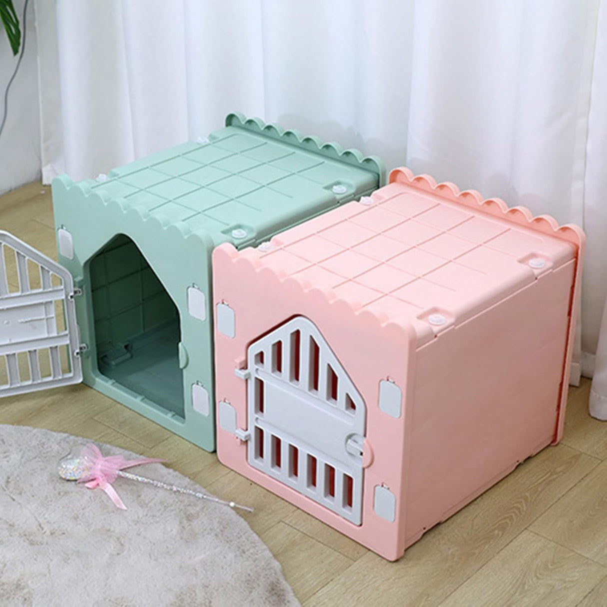 Foldable Pet Shelter with ABS Connectors, Easy to Assemble