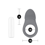 Rechargeable Vibrating 10 Modes Silicone Cock Ring