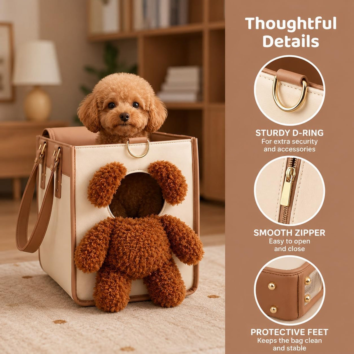 Pet Carrier for Small Dogs & Cats