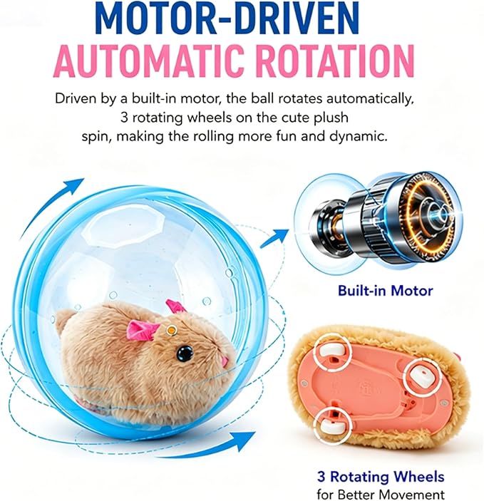 Cute Pet Spin & Fun Parent-Child Pet Interactive Toy 2 Pack