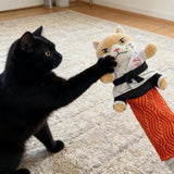 Cats Puppet Wrestler Cat Wrestling Toy Puppet Interactive Hand Puppet With Tough Padding Creative Home Pet Boredom-Busting Toys