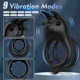 Vibrating Cock Ring Double Penis Ring Vibrator