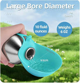 2-in-1 Portable Foldable 304 Stainless Steel Hook Water Feeder
