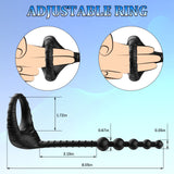 3 in 1 Penis Ring 10 Vibration Frequency Remote Control