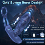 3 in 1 Thrusting Prostate Massager Anal Vibrator