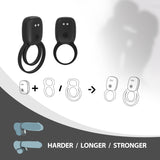 10 Powerful Vibrations 2 Models Cock Ring Vibrator