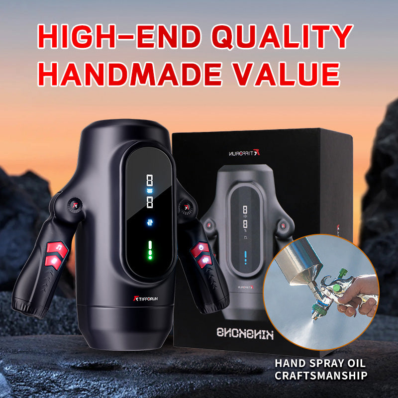9 Telescopic Vibration LED Display Intelligent Heating Voice Male Handheld Aircraft Cup