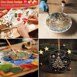 Flat Quilling Christmas Ornaments