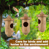 Wooden Hummingbird House