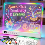 7-Color LED Acrylic Drawing Board – Large
