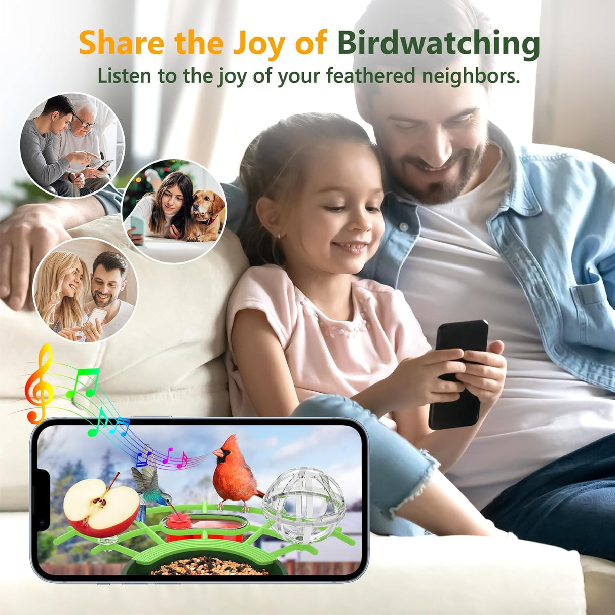 Centvicam Smart Bird Feeder with Camera – 2K HD Live View