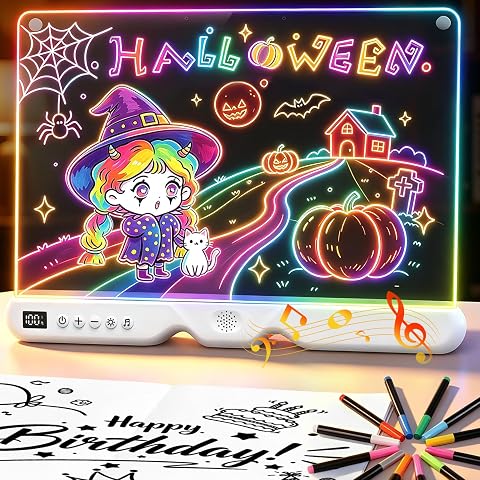 7-Color LED Acrylic Drawing Board – Large