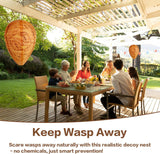 Fake Wasp Nest Hanging Lantern 5 Piece