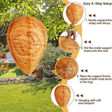 Fake Wasp Nest Hanging Lantern 5 Piece