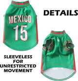 Mesh Breathable Pet Dog & Cat Soccer Jersey 2 Pack