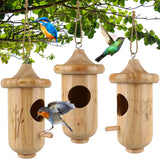 Wooden Hummingbird House