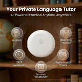 🌎 AI Wearable Translator – 165+ Language Two-Way Voice Translation Device, Real-Time AI Language Translator with Smart Learning, Bluetooth Connectivity for Travel, Work & Everyday Conversations
