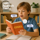 🌎 AI Wearable Translator – 165+ Language Two-Way Voice Translation Device, Real-Time AI Language Translator with Smart Learning, Bluetooth Connectivity for Travel, Work & Everyday Conversations