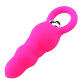 Silicone Vibrating Anal Plug Female Masturbator