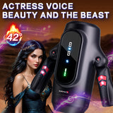 9 Telescopic Vibration LED Display Intelligent Heating Voice Male Handheld Aircraft Cup