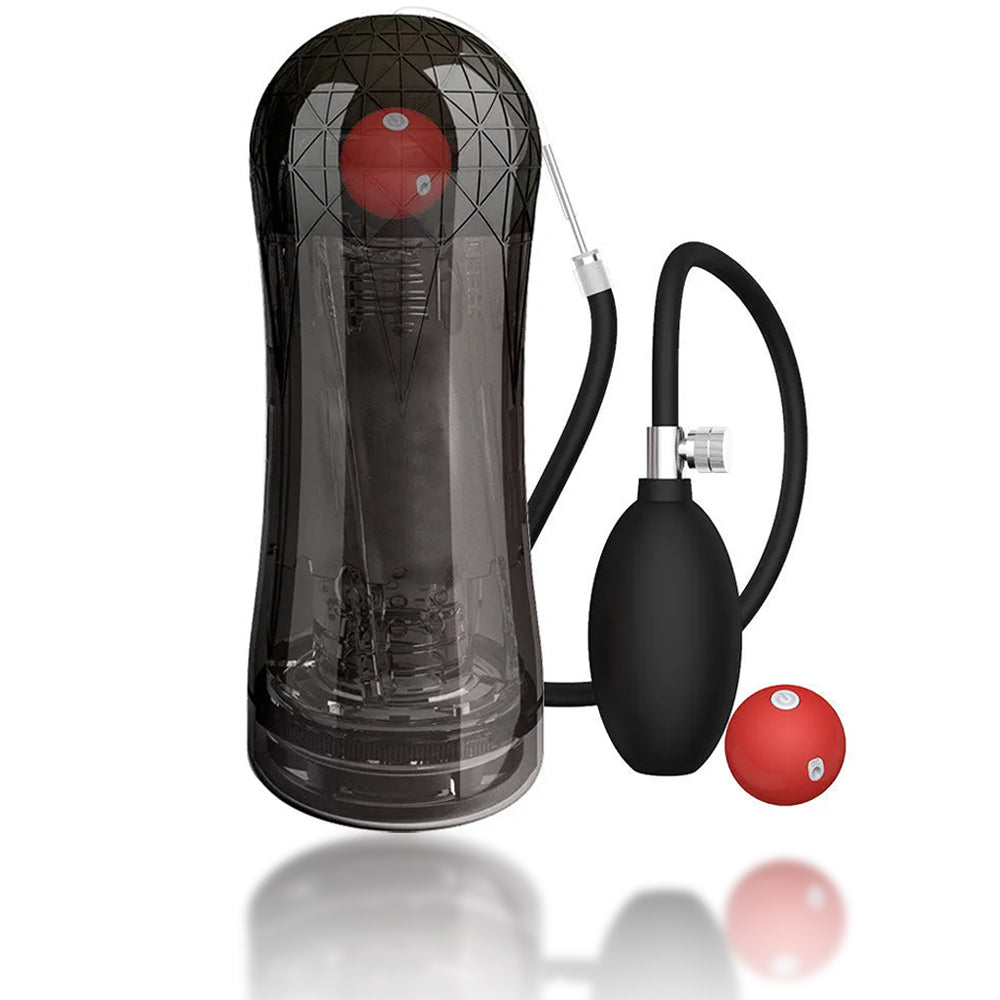Multi-Channel Airbag Masturbation Cup - 10 Frequency Vibration