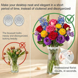 Silicone Blossom Grid Flower Arranger 3 Pack