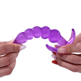 Crystal Transparent Five-Bead Anal Plug G-Spot Orgasm