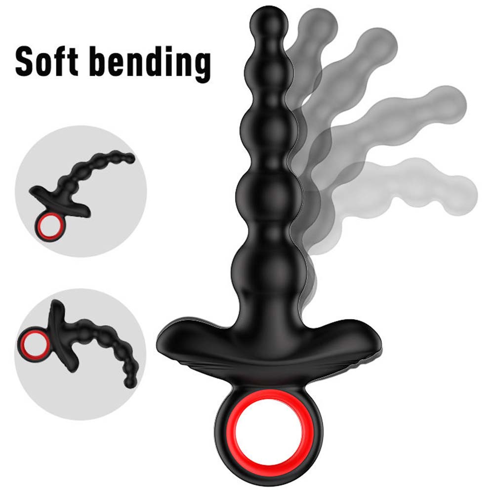 9 Vibration Modes Remote Control Butt Butt Plug Anal Beads Prostate Vibrator