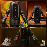 9 Telescopic Vibration LED Display Intelligent Heating Voice Male Handheld Aircraft Cup
