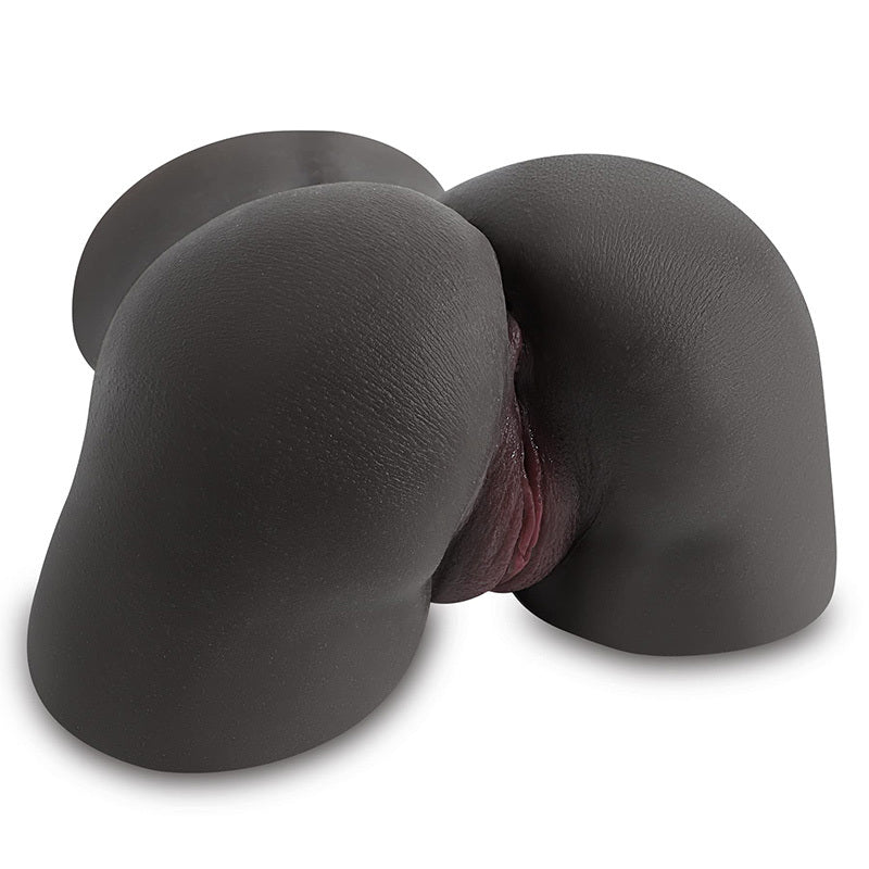 Dark Brown Life Size Realistic Butt 3D Realistic Textured Male Stroker