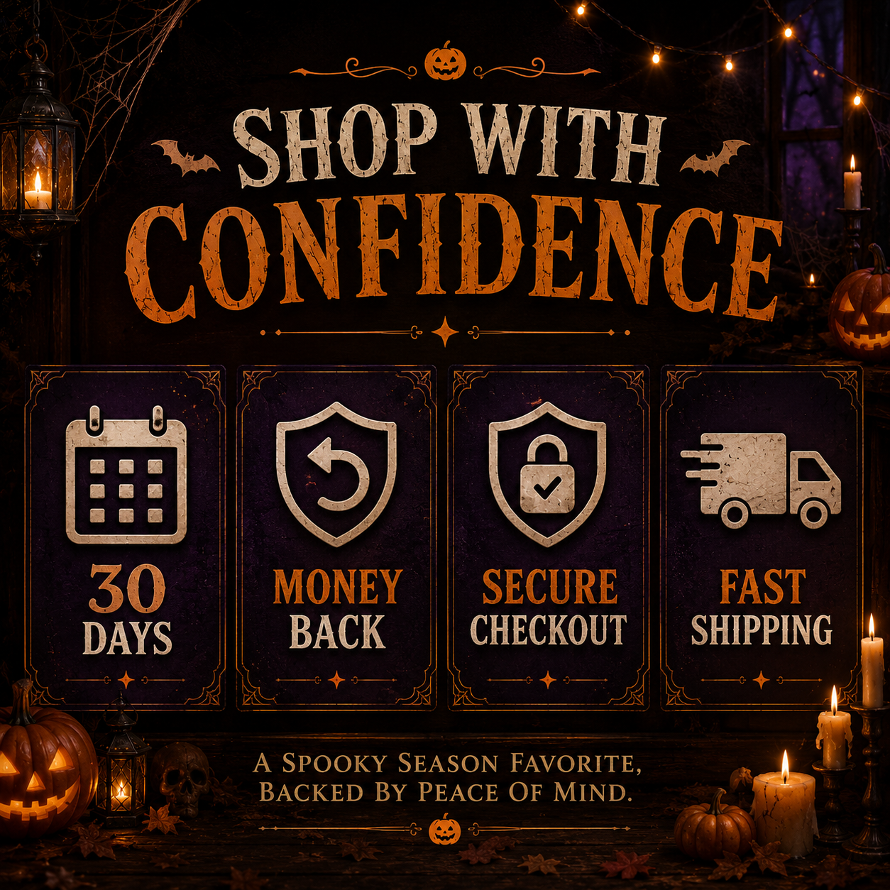 DIY Haunted House Halloween Decor Kit