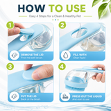 2-in-1 Pet Bath Brush & Shampoo Dispenser-2 PCS